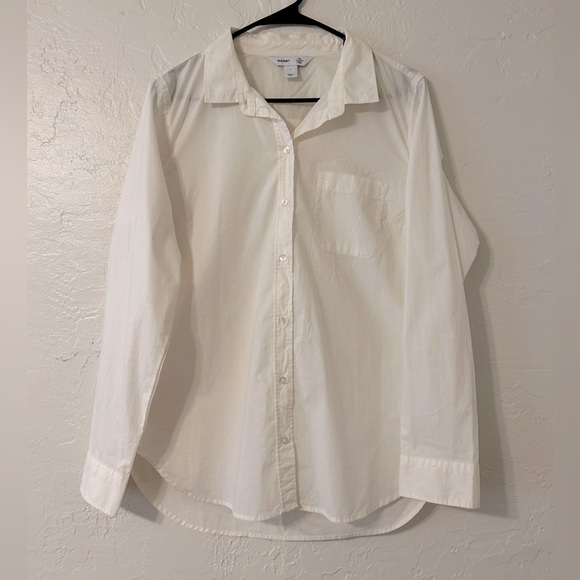 SOLD. SEMI-NEW white collar, button, long sleeve. Classic fit. - Picture 2 of 4
